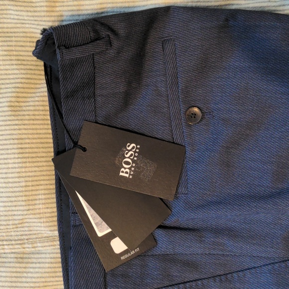 Hugo Boss Raw Hem Dress Pants, 34" - Picture 2 of 7